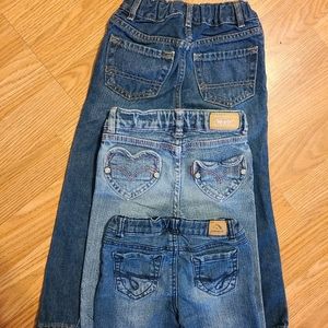 🌷3 for $15 5t girls jean bundle